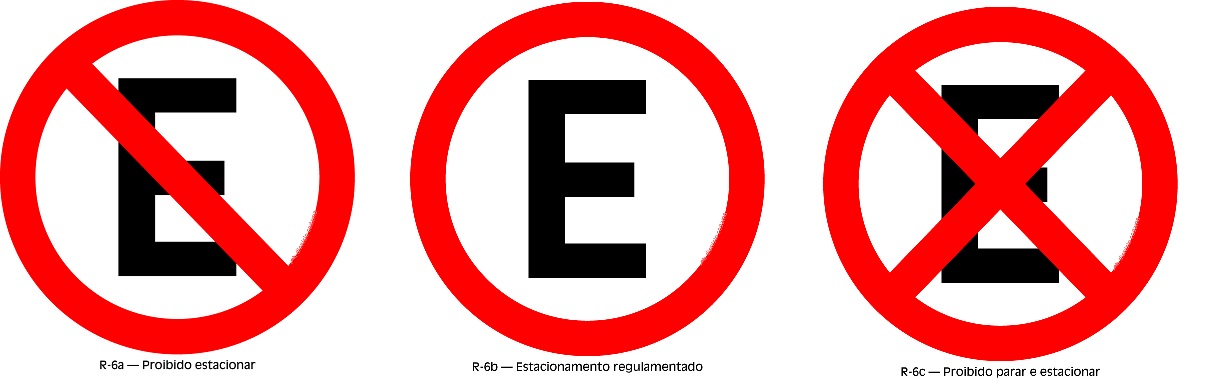 placas estacionamento
